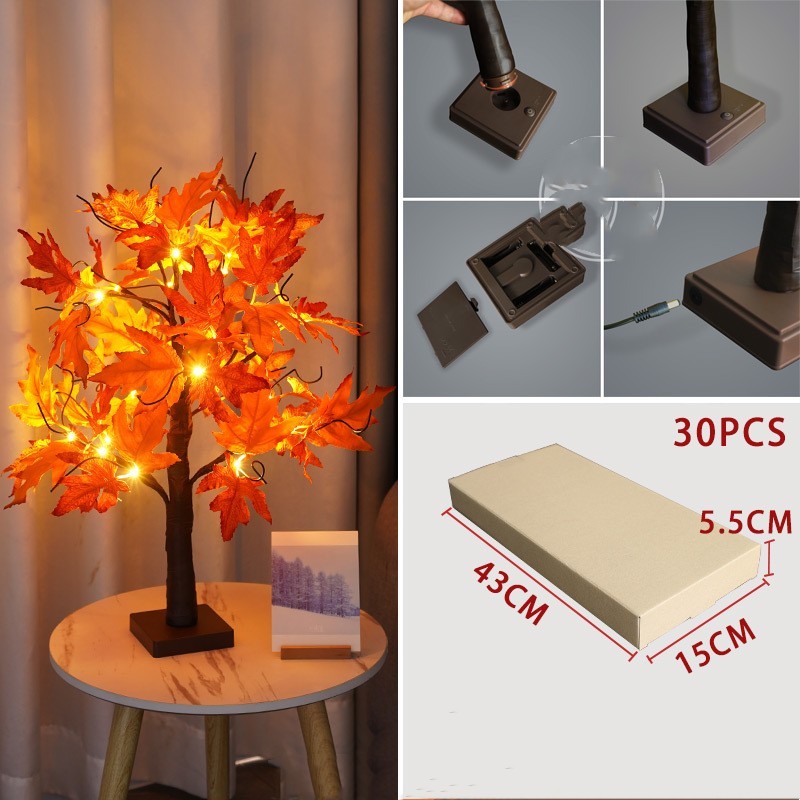 LED Thanksgiving Lights | Maple Leaf Home Decorative String Lights