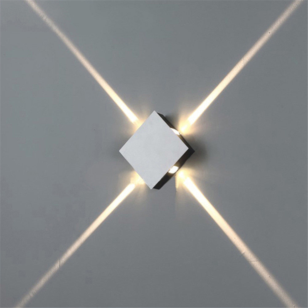 Modern Indoor LED Cross Wall Lamp for Living Room
