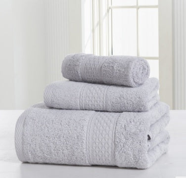 Luxury Cotton Terry Bathrobe and Towel Collection