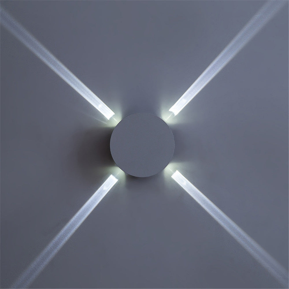 Modern Indoor LED Cross Wall Lamp for Living Room