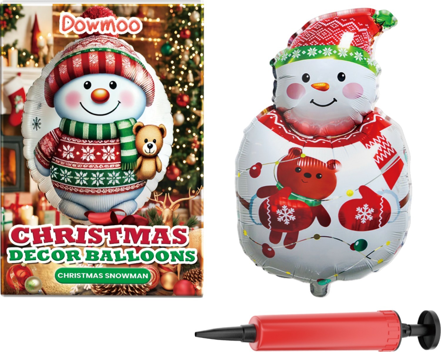 Christmas Snowman Balloons | Festive Holiday Party Decorations