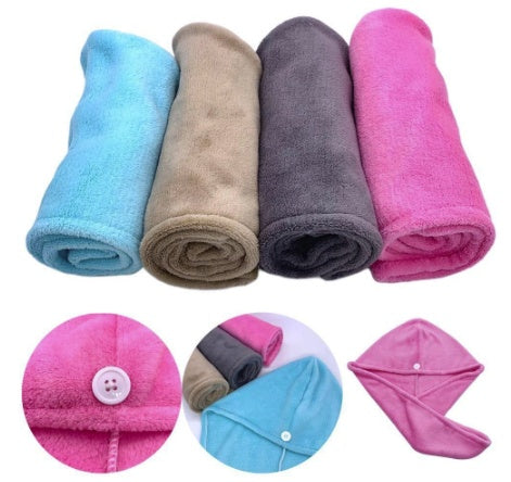 Microfiber Hair Dryer Towel Cap