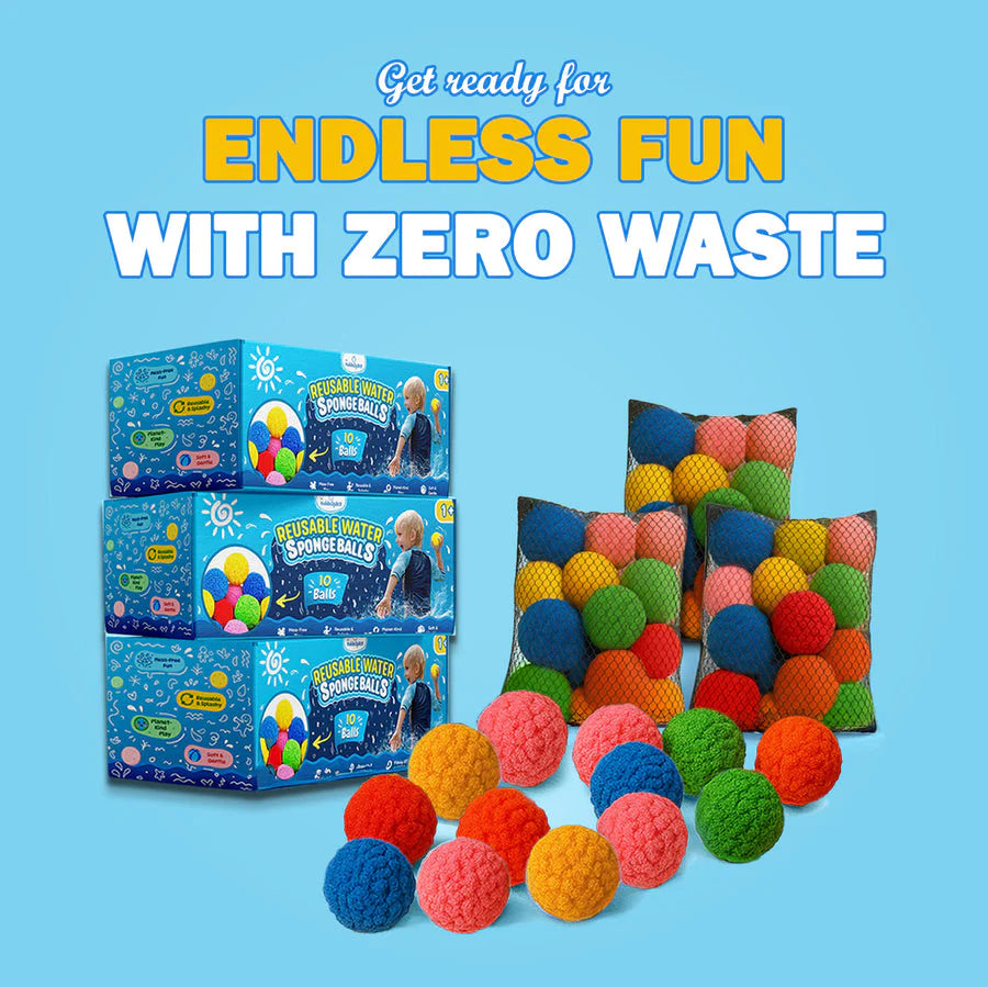 Reusable Water Sponge Balls