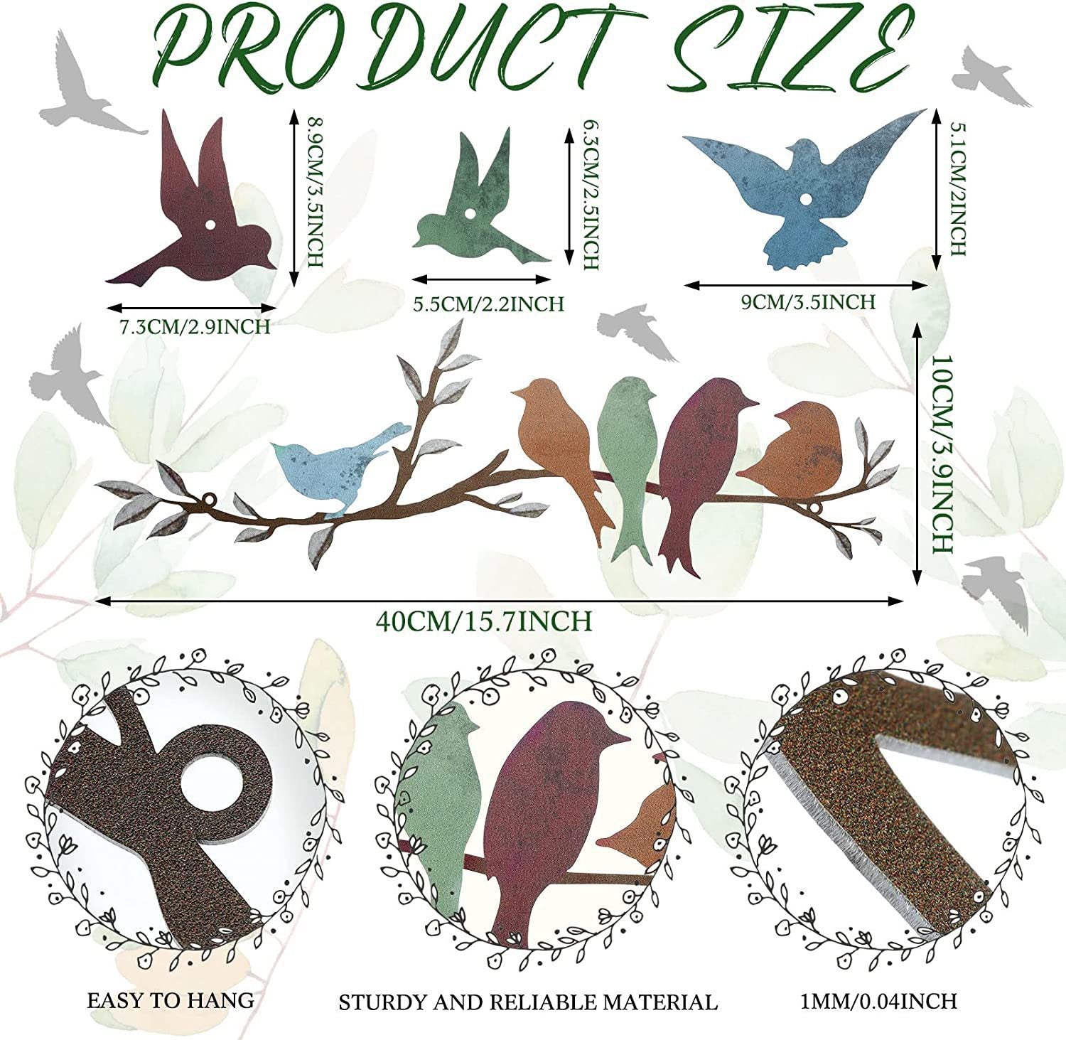 Modern Hanging Bird Branch Home Decor