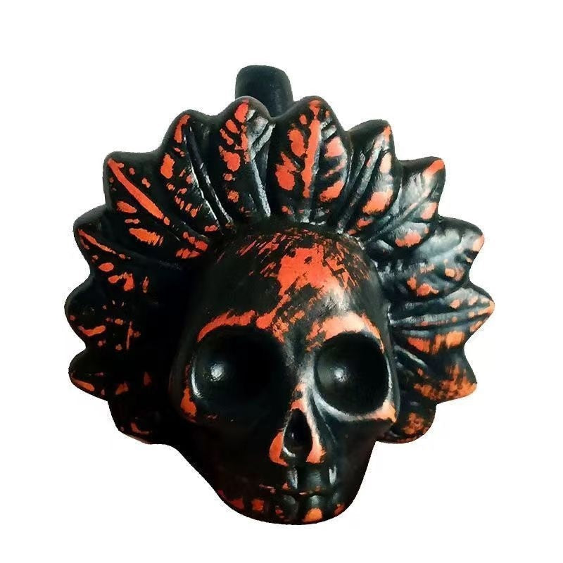 Halloween Skull Death Whistle | Scream Ocarina Musical Accessory