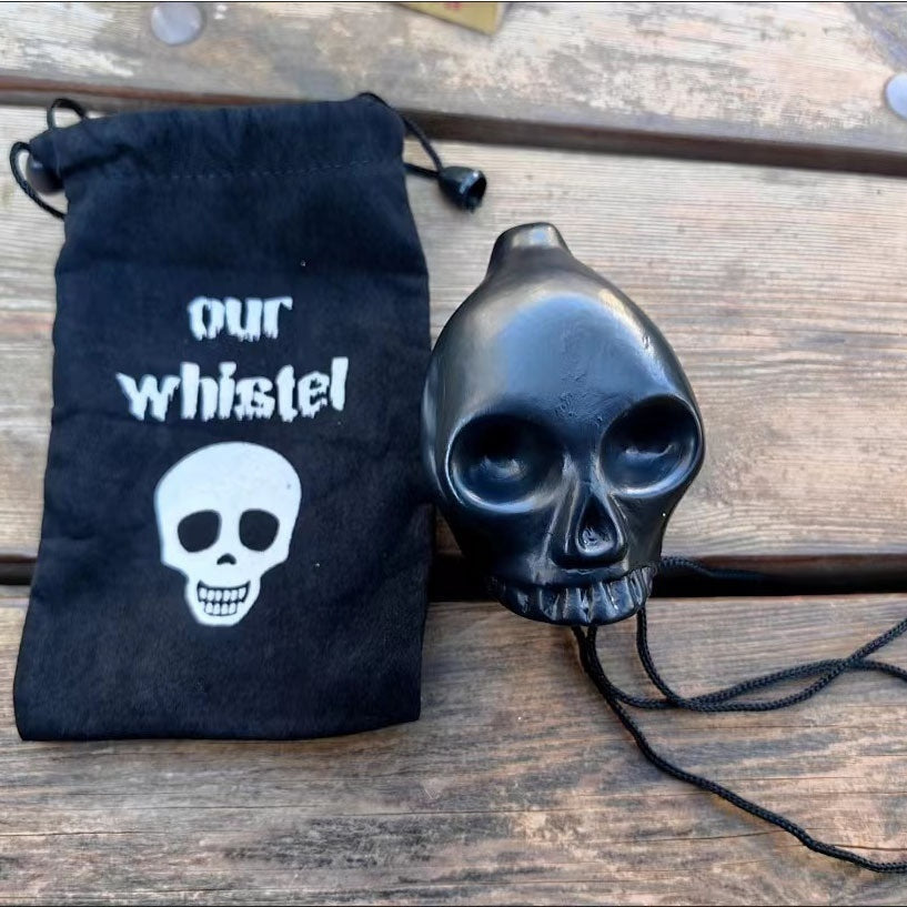Halloween Skull Death Whistle | Scream Ocarina Musical Accessory